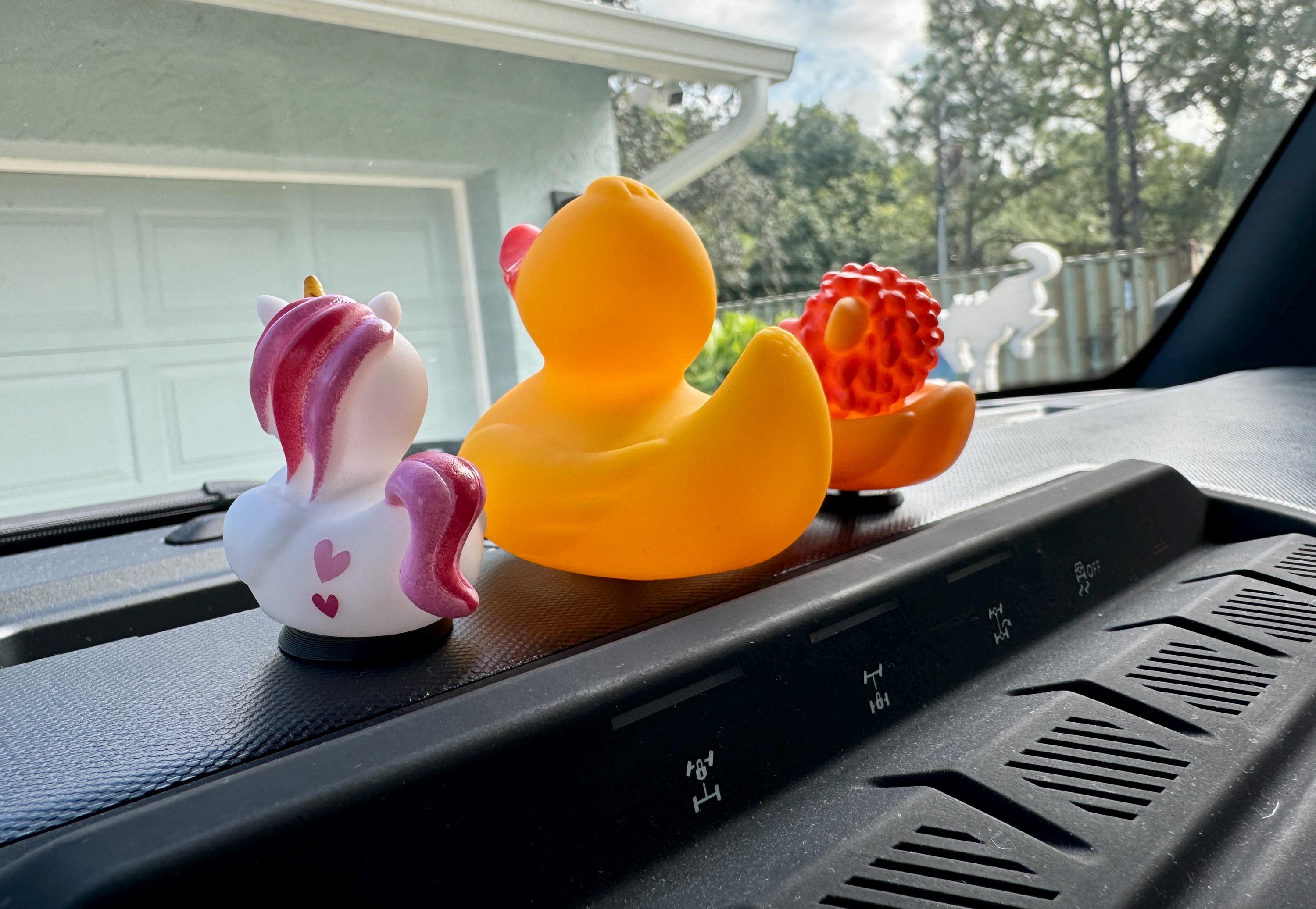 Peg Stands for Rubber Ducks on Jeep Dash, Mount Anywhere, 10 Pack